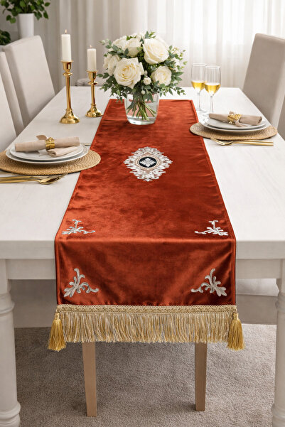 STUDIO HOME DESIGN Runner - Özel Tasarım - Kadife Kumaş