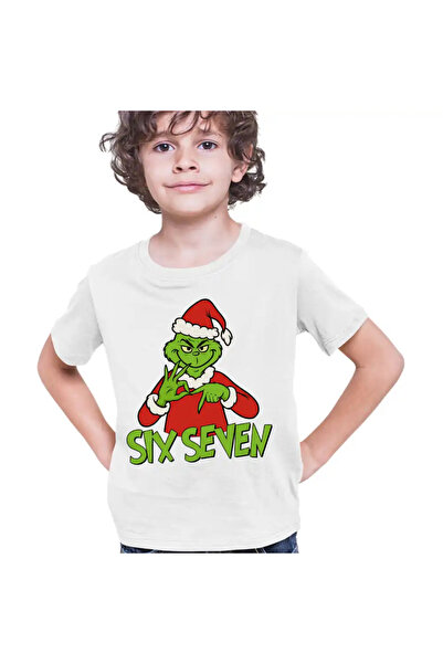 OEM Tricou Copii Baieti Six Seven Grinch Craciun
