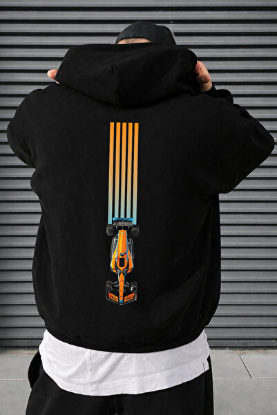 VEK قصة فضفاضة سويت شيرت هوديي أورانج تيم للجنسين