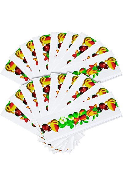 Generic Gooze Window Fly Traps - Pack of 20 Adhesive Strips with Fruit Design - Transparent Indoor Insect Tr