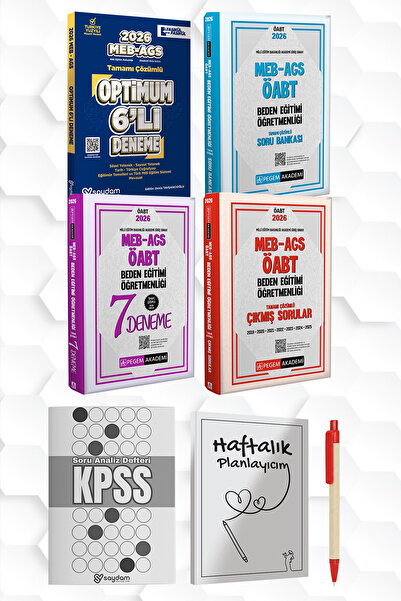 Pegem Akademi Yayıncılık 2026 BEDEN EĞİTİMİ ÖĞRETMENLİĞİ-AGS ÖABT MUHTEŞEM SE...
