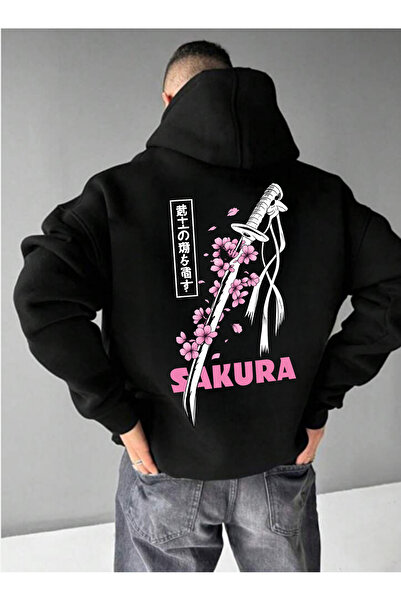 VEK supradimensionat Swea tricou Hanorac SAKURA Unisex