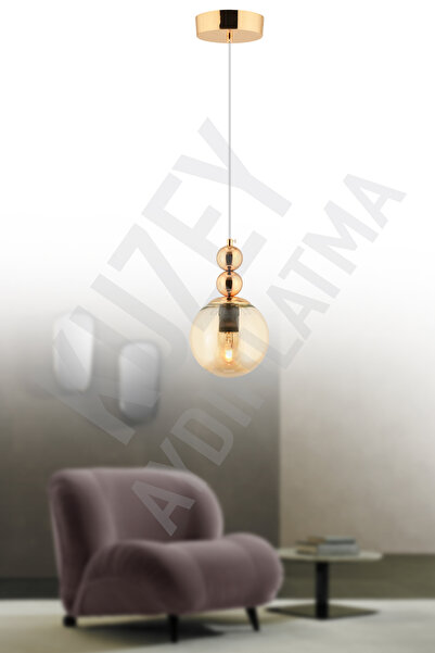 GYK LİGHT ŞİMAL TEKLİ GLOP CAMLI MODERN ŞIK AVİZE AYDINLATMA