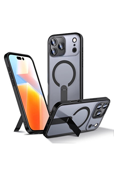 Other Etui ochronne na Samsung Galaxy S25 FE z podstawką Hybrid Armor X MagSafe - czarne