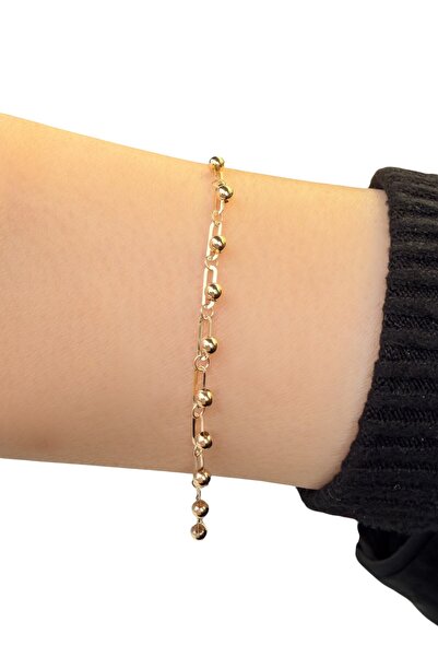 Altınaşkı İtalyan Toplu Ataş Altın Bileklik