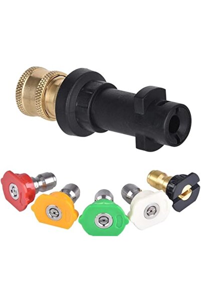 Armastuse High Pressure Washer Gun Adapter with 5 Nozzle Heads