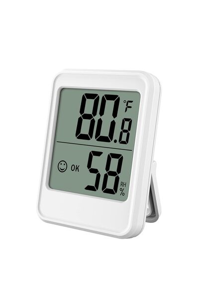 JOYZZZ Digital Humidity Meter by Joyzzz, Indoor Thermometer Wall-Mounted