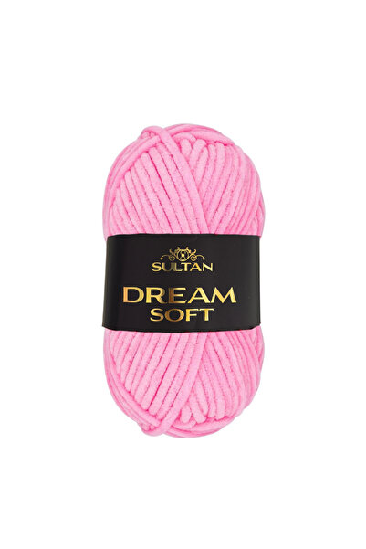 Sultan Dream Soft 914 Canlı Pembe Kadife İp 100Gr 1 Adet