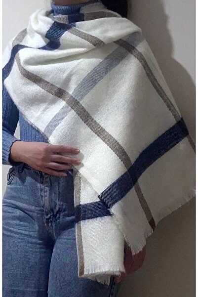 Vera Kare Desenli Atkı Omuz Şalı