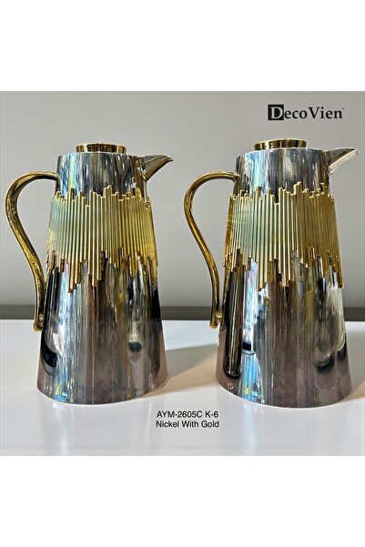 Olca AYMET HOME ÖZEL LÜX İÇİ CAM TERMOS 2 Lİ TAKIM (2605C)