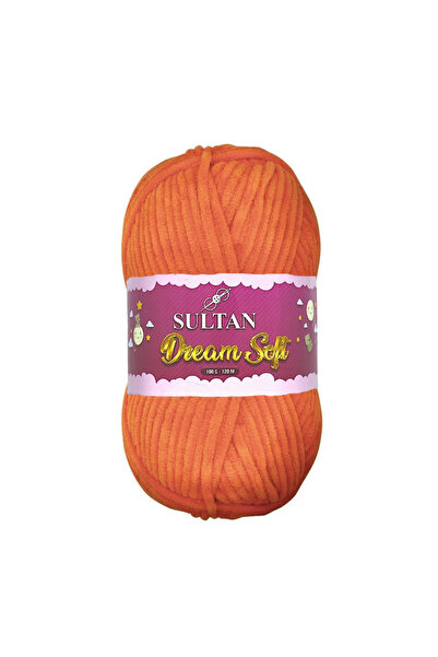 Sultan Dream Soft 947 Turuncu Kadife İp 100Gr 1 Adet