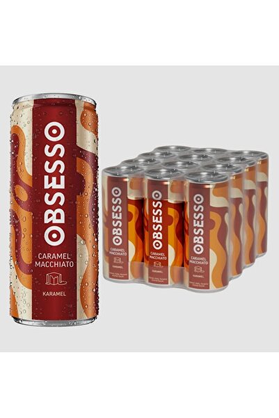 Dimes Obsesso Caramel Macchiato Soğuk Kahve 250 ml x 12'li