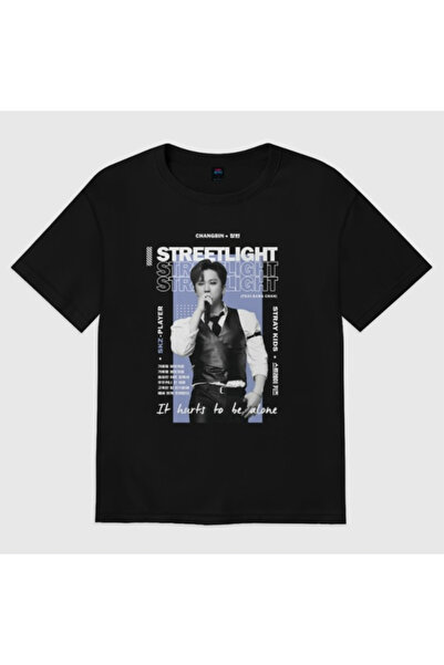 barsdepo Stray Kids Streetlight Printed T-Shirt, Oversized Unisex T-Shirt Kids / Adult (with Surprise Gift)