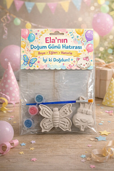 Ekonomik paket Yamih Studio - 10 adet Kişiye Özel İsimli Boyama Seti – Özel G...