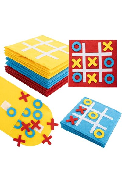 Generic 12 Pieces of Mini Board Games Tic Tac Toe