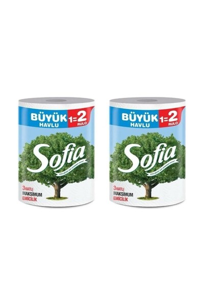 Sofia مناشف ورقية عملاقة كبيرة - 1-2 2 لفة