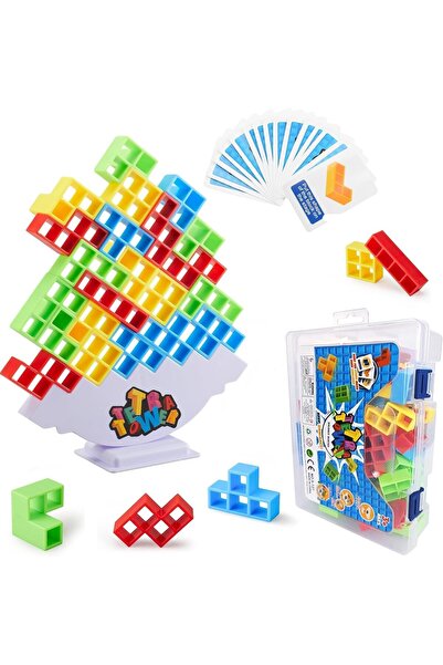Generic Tetra Tower Stacking Game 48 Pieces