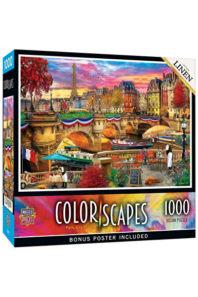 OEM Пъзел от 1000 части Colorscapes Paris City of Love Master Pieces