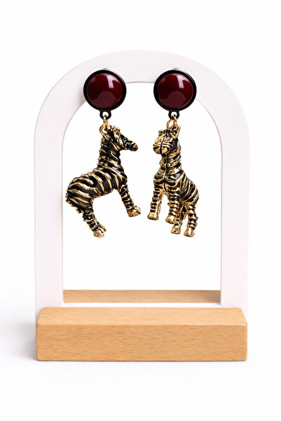 Zelula أقراط نوار إيكوس زيبرا