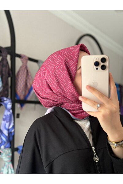 MOONORO Soft Scarf Striped Pattern Tesutur