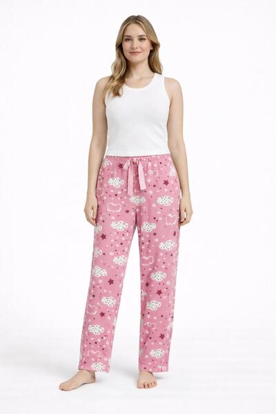 gamaro Women's Pajama Bottom Fleece-Lined Regular Comfortable Fit Pajama