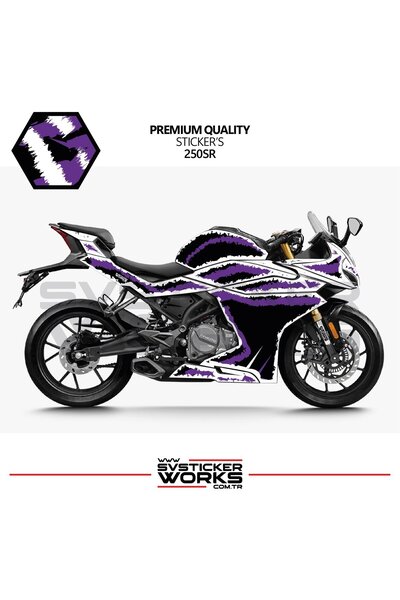 ARONA ملصق طلاء CFMOTO 250SR، طلاء هوائي للمحرك، طقم جاهز لجميع الموديلات متوافق