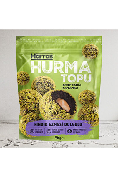 Harras Antep Fıstık Kaplı Hurma Topu 96g
