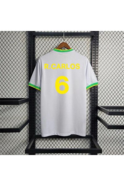 Lion Spor Brazil Special Patterned White Jersey Women's T-Shirt R.Carlos 6