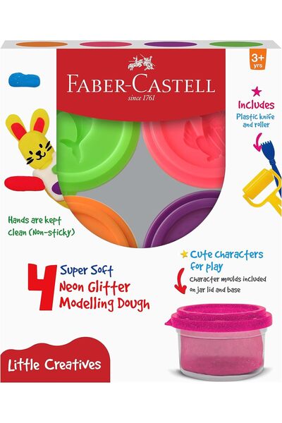 Generic مجموعة عجينة تشكيل فابر-كاستل لأشكال إبداعية 12 × 50 غرام