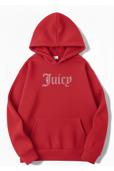 Mayer Butik Unisex Men/Women Juicy Stone Printed Cotton Oversized Hooded Swea...