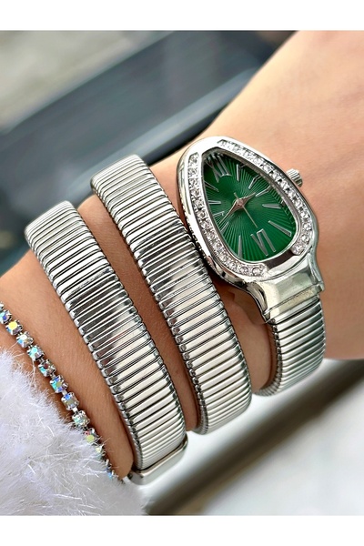 SC Silver Collection Luxury Accessory Sc Silver Collection Snake Model Patter...