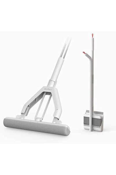 Deerma مجموعة مكنسة ومجرفة متعددة الوظائف 3 في 1 QJ100