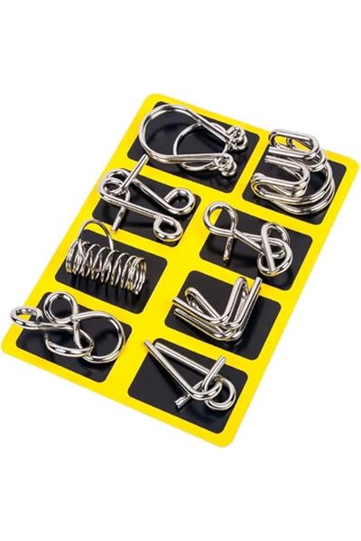 WinCheer Metal Wire Puzzle Game - 8 Pieces