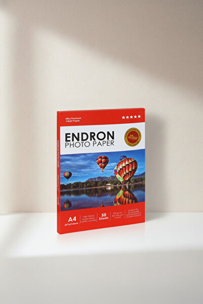 Endron photopaper 20x30 cm (A4) Parlak Fotoğraf Kağıdı 270 Gr - 50 Adet -