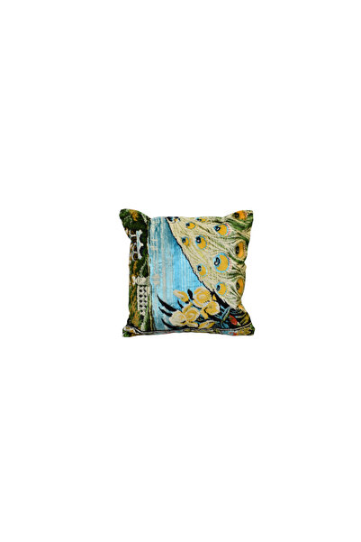 Zehra Abla Halı New Velvet Woven Decorative Rug Throw Pillow Cushion Cover 6812