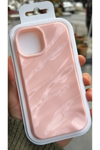 EDELFU iPhone 15 - 14 and 13 Compatible Wavy Embossed Silicone Protective Sof...