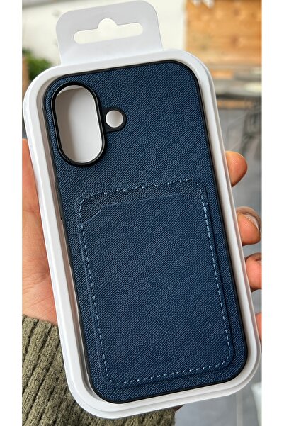 EDELFU iPhone 16 Compatible, Fabric Textured Phone Case with Card Holder – Du...