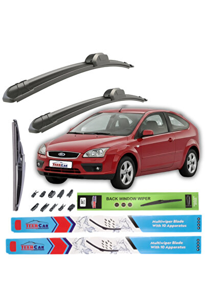 TEAMCAR Ștergătoare de parbriz Ford Focus II 3 uși (2004-2008) Set complet