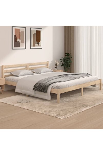 vidaxl Bed Frame without Mattress 180x200cm Super King Size