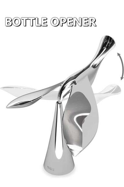 Generic فتاحة زجاجات رائعة ومتوازنة على شكل حمامة، متينة وسهلة الاستخدام، الأ...
