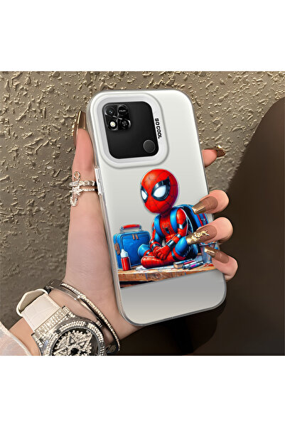 Hontinga حافظة ريدمي 10A المتوافقة مع نمط سبايدر مان، مقاومة للصدمات، مصنوعة ...