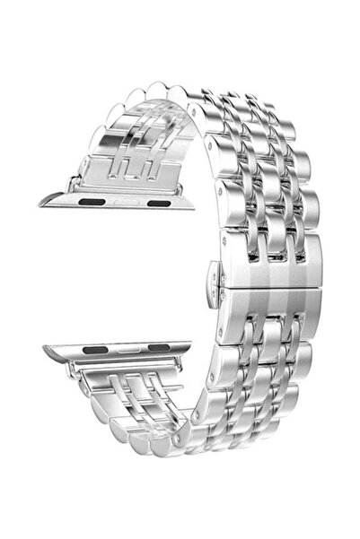 DOMEET Generic Replacement Band For Apple Watch Series 1/2/3/4 42/44mm Silver