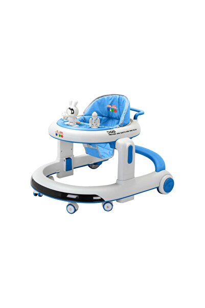 Kiko Anti Slip Baby Walker with Toys, Blue