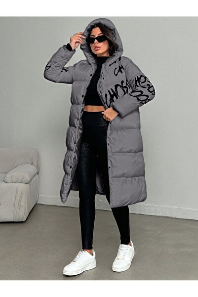 Quen Women's Puffer Long Coat