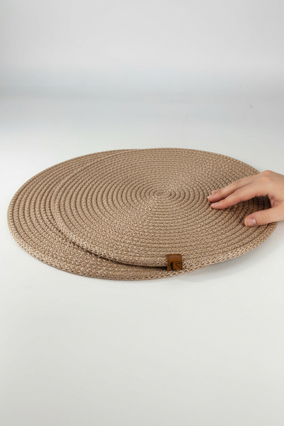 MS Glassware Set de 2 suporturi americane, suporturi pentru tăiței, set de su...