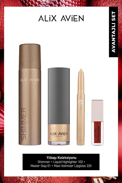 Alix Avien Işıltılı Aydınlık Görünüm Sağlayan Uzun Süre Kalıcı Makyaj Seti - ...