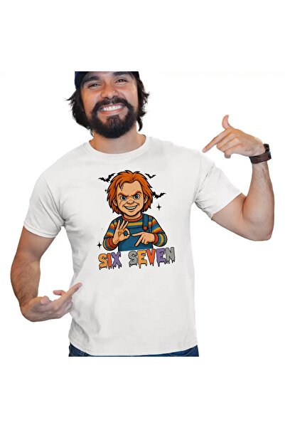 OEM Ανδρικό T-Shirt Six Seven Horror Chucky 67 Halloween