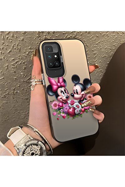 Hontinga حافظة ريدمي 10 2022 المتوافقة مع نمط ميكي مقاومة للصدمات من السيليكو...