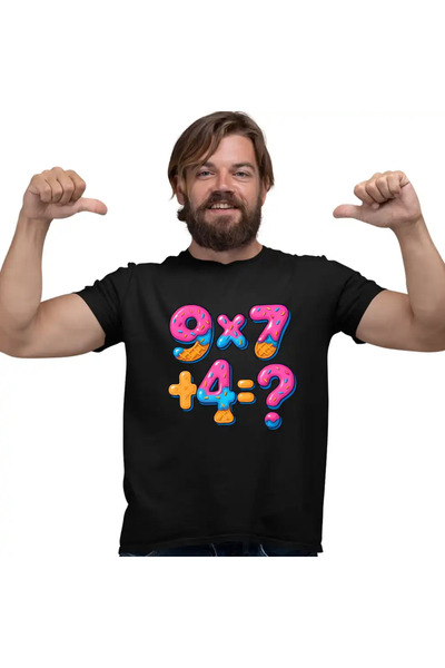 OEM Men's T-Shirt Six Seven Math Formula Chocolate