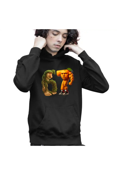 OEM Hanorac Copii Baieti Six Seven Brainrot Orange Italian Meme Fitness